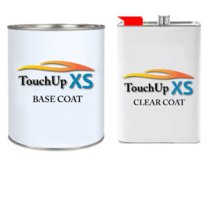 TouchupXS-Perfect Match For Audi All Models L041 Night Black Gallon Basecoat 1K Gallon Clearcoat Kit